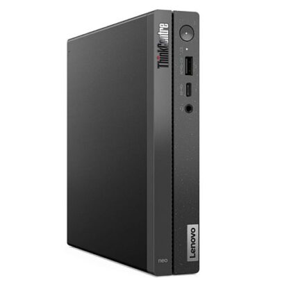 01042024660b2b7daf75e Lenovo ThinkCentre Neo 50Q Gen4 Tiny PC, i5-13420H, 8GB, 256GB SSD, No Optical, Wi-Fi 6, USB-C, Windows 11 Pro - Black Antler