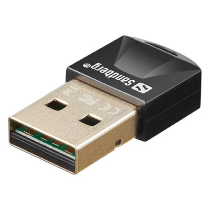 01042024660b2b929e29e Sandberg (134-34) USB Bluetooth 5.0 Adapter, 20M Range, 5 Year Warranty - Black Antler