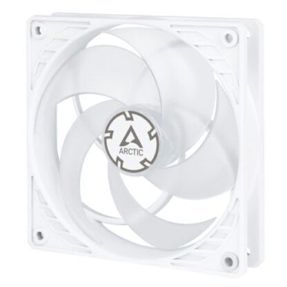 01042024660b2bfea1173 Arctic P12 12cm Pressure Optimised PWM PST Case Fan, Fluid Dynamic, 200-1800 RPM, White & Transparent - Black Antler