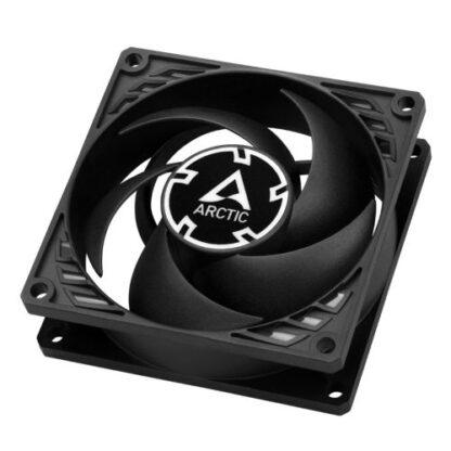 01042024660b2c28b34a5 Arctic P8 8cm PWM PST CO Case Fan for Continuous Operation, Pressure-Optimised, Dual Ball Bearing, 200-3000 RPM, Black - Black Antler