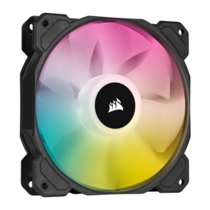 01042024660b2ca0a39b6 Corsair iCUE SP120 ELITE Performance 12cm PWM RGB Case Fan, 8 ARGB LEDs, Hydraulic Bearing, Single Fan Expansion Pack - Black Antler