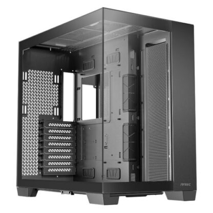 01042024660b2d5243f54 Antec C8 Gaming Case w/ Glass Side & Front, E-ATX, Dual Chamber, Mesh Panels, USB-C, Black - Black Antler