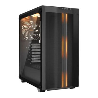 01042024660b2dcf7efc0 Be Quiet! Pure Base 500DX Gaming Case w/ Glass Window, ATX, 3 x Pure Wings 2 Fans, ARGB Front Lighting, USB-C, Black - Black Antler