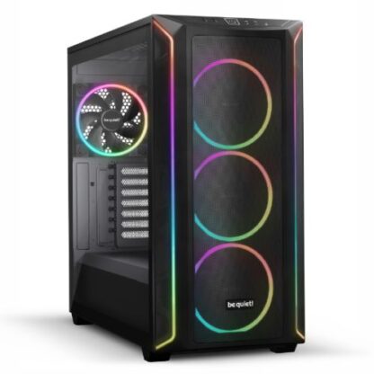 01042024660b2dd20f550 Be Quiet! Shadow Base 800 FX RGB Gaming Case w/ Glass Window, E-ATX, ARGB Front Strips & Controller, 4x ARGB Fans & Hub, Mesh Airflow, USB-C, Black - Black Antler