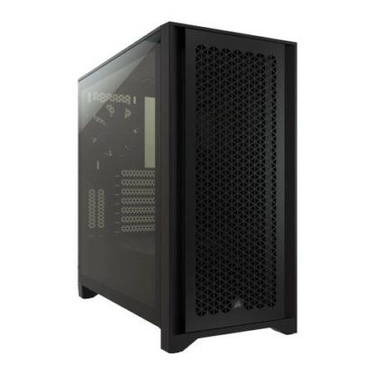 01042024660b2e06b0abd Corsair 4000D Airflow Gaming Case w/ Tempered Glass Window, E-ATX, 2 x AirGuide Fans, High-Airflow Front Panel, USB-C, Black - Black Antler