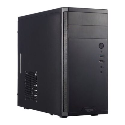 01042024660b2e7d7f271 Fractal Design Core 1100 Case, Micro ATX, Brushed Aluminium-look, 350mm GPU Support, USB 3.0, 1 Fan - Black Antler