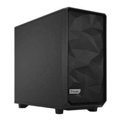 01042024660b2f69e859a Fractal Design Meshify 2 (Black Solid) Gaming Case, E-ATX, Angular Mesh Front, 3 Fans, Fan Hub, Detachable Front Filter, USB-C - Black Antler