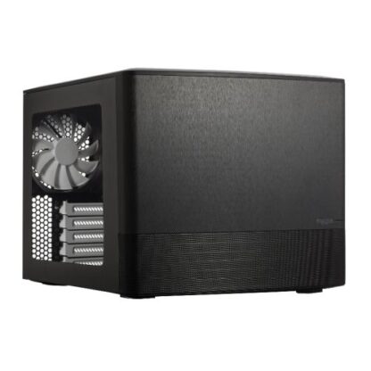 01042024660b2f7a64548 Fractal Design Node 804 (Black) Cube Case w/ Clear Window, Micro ATX, Brushed Al. Front, Optical Drive Option, 280mm Watercooling, 3 Fans, Fan Controller - Black Antler