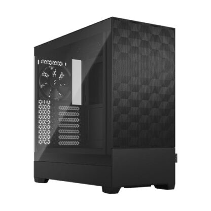 01042024660b2fa6cb8ca Fractal Design Pop Air (Black TG) Gaming Case w/ Clear Glass Window, ATX, Hexagonal Mesh Front, 3 Fans - Black Antler