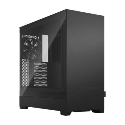 01042024660b2fab16012 Fractal Design Pop Silent (Black TG) Gaming Case w/ Clear Glass Window, ATX, Sound-Damping Steel & Foam, 3 Fans - Black Antler