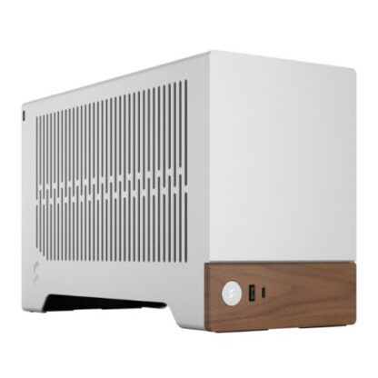 01042024660b2fae6d405 Fractal Design Terra Silver SFF PC Case, Mini ITX, Walnut Front, Anodized Aluminium Exterior, 322mm GPU Support, Requires SFX/SFX-L PSU, USB-C - Black Antler