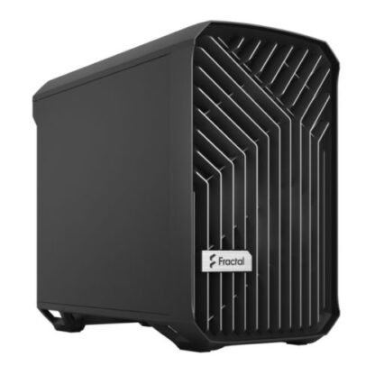 01042024660b3068a9946 Fractal Design Torrent Nano (Black Solid) Case, Mini ITX, 1 Fan, ATX PSU & 335mm GPU Support, 280mm Watercooling, Front Grille, USB-C - Black Antler