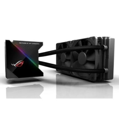 01042024660b30b6dd9a6 Asus ROG Ryujin 240mm Liquid CPU Cooler, 2 x 12cm Noctua Industrial PPC PWM Fans, Full Colour OLED Display, RGB - Black Antler