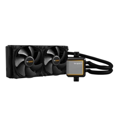 01042024660b31184e41c Be Quiet! Silent Loop 2 240mm ARGB Liquid CPU Cooler, Dampened & Adjustable Pump, 2 x 12cm Silent Wings 3 PWM Fans - Black Antler