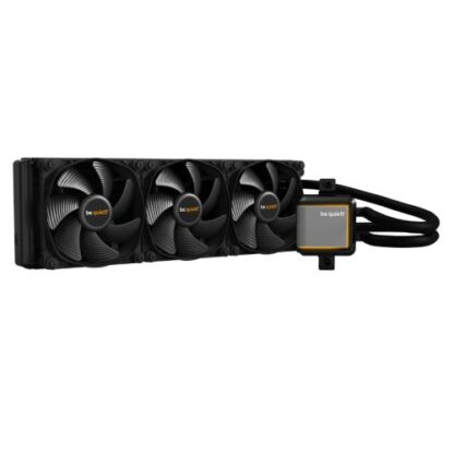 01042024660b317cc44d0 Be Quiet! Silent Loop 2 360mm ARGB Liquid CPU Cooler, Dampened & Adjustable Pump, 3 x 12cm Silent Wings 3 PWM Fans - Black Antler