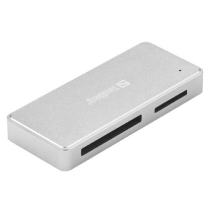 01042024660b31d5bebf0 Sandberg (136-42) External SD and CFast Card Reader, USB-A & USB-C Ports, USB Powered, 5 Year Warranty - Black Antler