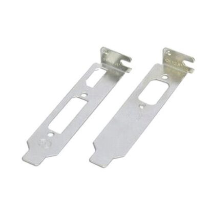 01042024660b32038ea08 Asus Low Profile Graphics Card Brackets (x2), 1 for VGA, 1 for HDMI & DVI - Black Antler