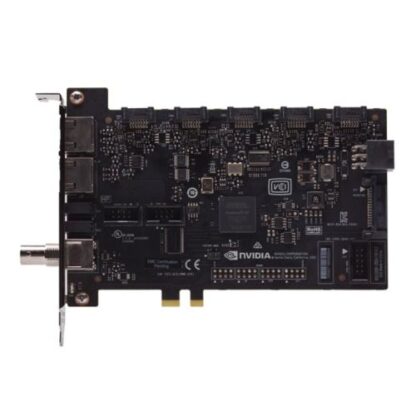 01042024660b3206e7a8f PNY NVidia Quadro Sync II Board - Synchronize up to 4 Pascal GPUs per Card, PCIe, 2x RJ-45 Frame Lock, BNC Genlock connector - Black Antler