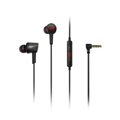 01042024660b35adb0e67 Asus ROG Cetra II Core Gaming In-Ear Earset, 3.5mm Jack, Inline Microphone, Liquid Silicone Rubber, Carry Case - Black Antler