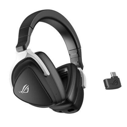 01042024660b35b1e56f0 Asus ROG DELTA S Wireless Gaming Headset, Hi-Res, 2.4 GHz/Bluetooth, AI Beamforming Mics w/ AI Noise Cancellation, PS5 Compatible - Black Antler