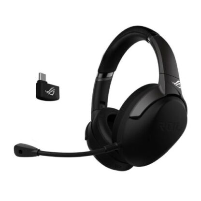 01042024660b35b3aa518 Asus ROG Strix Go 2.4 Wireless Gaming Headset, USB-C/3.5 mm Jack, AI Noise-Cancelling Mic, 25 Hour Battery Life - Black Antler