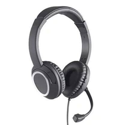 01042024660b36b746c6a Sandberg (126-47) Chat Headset with Boom Mic, USB-C, 40mm Drivers, In-Line Controls, 5 Year Warranty - Black Antler