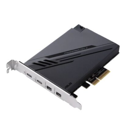01042024660b373956acc Asus ThunderboltEX 4 Card, PCI Express, 2 x Thunderbolt 4 (USB-C), 2 x Mini DisplayPort In, TBT Header, USB 2.0 Header - Black Antler