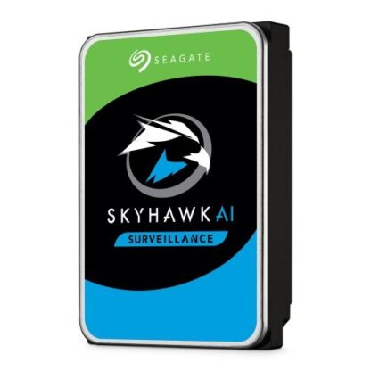 01042024660b37dc1e12b Seagate 3.5", 12TB, SATA3, SkyHawk AI Surveillance Hard Drive, 7200RPM, 256MB Cache, 24/7, OEM - Black Antler