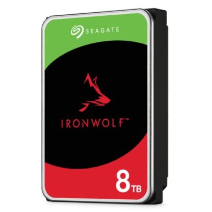 01042024660b38028d652 Seagate 3.5", 8TB, SATA3, IronWolf NAS Hard Drive, 5400RPM, 256MB Cache, 8 Drive Bays Supported, OEM - Black Antler
