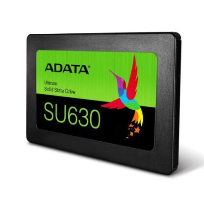 01042024660b382b36dc2 ADATA 960GB Ultimate SU630 SSD, 2.5", SATA3, 7mm , QLC 3D NAND, R/W 520/450 MB/s, 65K IOPS - Black Antler