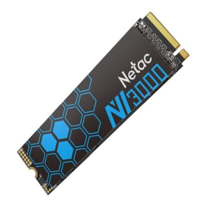 01042024660b3a37c8914 Netac 1TB NV3000 M.2 NVMe SSD, M.2 2280, PCIe3, 3D TLC NAND, R/W 3100/2100 MB/s, 200K/190K IOPS - Black Antler