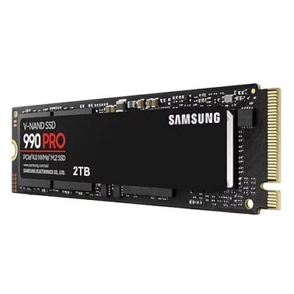 01042024660b3b5e3705d Samsung 2TB 990 PRO M.2 NVMe SSD, M.2 2280, PCIe 4.0, V-NAND, R/W 7450/6900 MB/s, 1400K/1550K IOPS - Black Antler