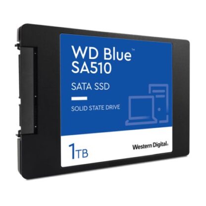 01042024660b3b62c8c34 WD 1TB Blue SA510 G3 SSD, 2.5", SATA3, R/W 560/520 MB/s, 90K/82K IOPS, 7mm - Black Antler