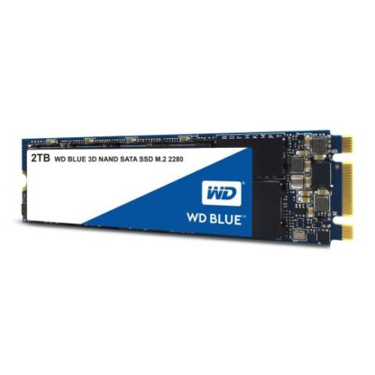 01042024660b3b6509b13 WD 2TB Blue M.2 SATA SSD, M.2 2280, SATA3, 3D NAND, R/W 560/530 MB/s, 95K/84K IOPS - Black Antler