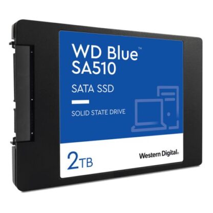 01042024660b3b6561b66 WD 2TB Blue SA510 G3 SSD, 2.5", SATA3, R/W 560/520 MB/s, 87K/83K IOPS, 7mm - Black Antler