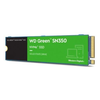 01042024660b3b65bdeb9 WD 2TB Green SN350 M.2 NVMe SSD, M.2 2280, PCIe3, QLC NAND, R/W 3200/3000 MB/s, 500K/450K IOPS - Black Antler