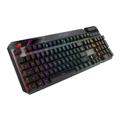 01042024660b3c9247b87 Asus ROG CLAYMORE II RGB Mechanical Gaming Keyboard, Wired
/Wireless, RX Red Mechanical Switches, Fully Programmable Keys, Aura Sync, Detachable Numpad & Wrist Rest - Black Antler