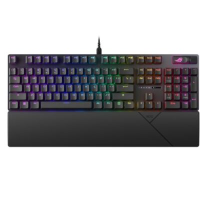 01042024660b3d1f2e656 Asus ROG STRIX SCOPE II NX Snow Mechanical RGB Gaming Keyboard, ROG NX Snow Linear Switches, Sound Dampening, PBT Keycaps, Intuitive Controls - Black Antler
