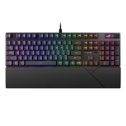 01042024660b3d1f92f9f Asus ROG STRIX SCOPE II RX Red Mechanical RGB Gaming Keyboard, ROG RX Red Switches, IP57, Sound Dampening, PBT Keycaps, Intuitive Controls - Black Antler