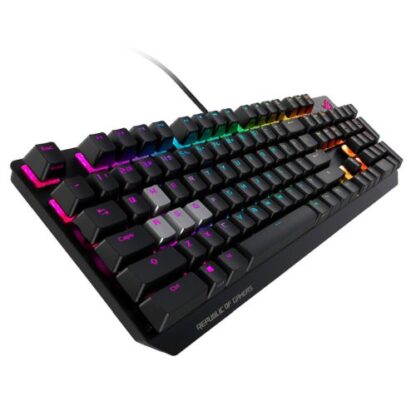 01042024660b3d1fee7a9 Asus ROG Strix SCOPE Mechanical RGB Gaming Keyboard, Cherry MX Red, Stealth Key, Aluminium Frame, Aura Sync - Black Antler