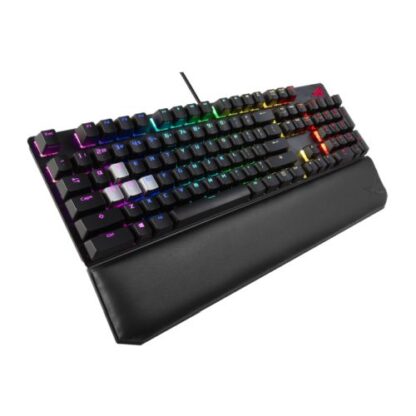 01042024660b3d20536f3 Asus ROG Strix SCOPE NX DELUXE Mechanical RGB Gaming Keyboard, ROG NX Mechanical Switches, Stealth Key, Quick-Toggle, Magnetic Wrist Rest - Black Antler