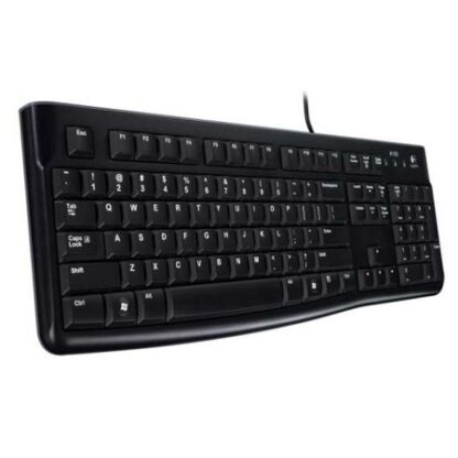 01042024660b3d262dbeb Logitech K120 Wired Keyboard, USB, Low Profile, Quiet Keys, OEM - Black Antler