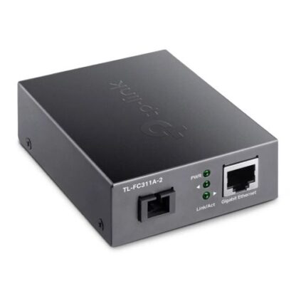 01042024660b3dfb29650 LINK (TL-FC311A-2) Gigabit WDM Media Converter, Fiber up to 2km, Auto-Negotiation RJ45 Port, GB SC Fiber Port, 1550 nm TX, 1310 nm RX - Black Antler