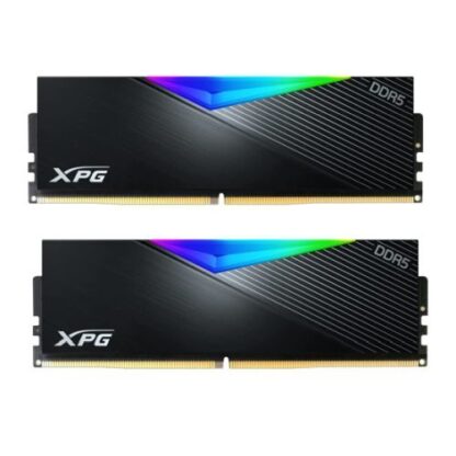 01042024660b3e4b102f2 ADATA XPG Lancer RGB 32GB Kit (2 x 16GB), DDR5, 6400MHz (PC5-51200), CL32, 1.4V, ECC, XMP 3.0, PMIC, DIMM Memory - Black Antler