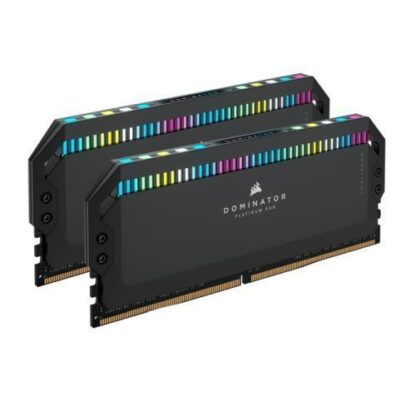 01042024660b3e6de72d4 Corsair Dominator Platinum RGB 64GB Kit (2 x 32GB), DDR5, 6000MHz (PC5-48000), CL40, 1.35V, XMP 3.0, PMIC, DIMM Memory - Black Antler