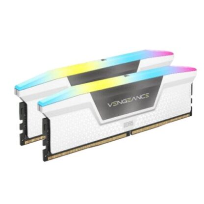 01042024660b3ecfcb985 Corsair Vengeance RGB 32GB Kit (2 x 16GB), DDR5, 5200MHz (PC5-41600), CL40, 1.25V, XMP 3.0, PMIC, DIMM Memory, White - Black Antler