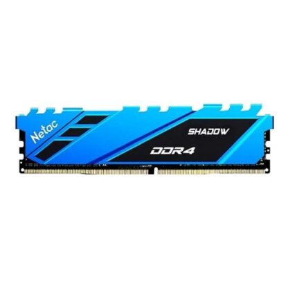 01042024660b3f714ae5a Netac Shadow Blue, 16GB, DDR4, 3200MHz (PC4-25600), CL16, DIMM Memory - Black Antler