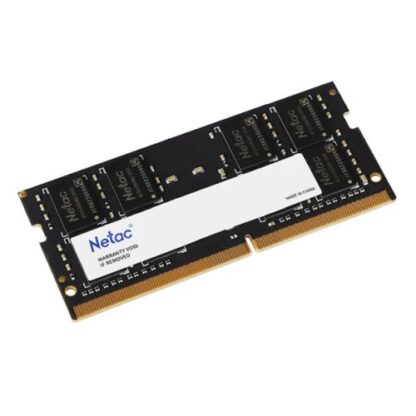 01042024660b3fae86222 Netac Basic 16GB, DDR4, 2666MHz (PC4-21300), CL19, SODIMM Memory - Black Antler