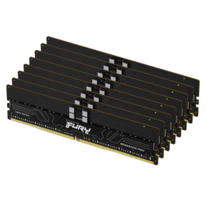 01042024660b4005e9755 Kingston Fury Renegade Pro EXPO 128GB Kit (8 x 16GB), DDR5, 5600MT/s, CL28, 1.35V, Overclockable, ECC, AMD EXPO, RDIMM Server-Class Memory - Black Antler