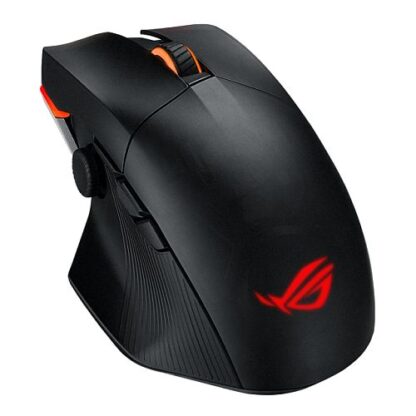 01042024660b402bbd462 Asus ROG Chakram X Origin Gaming Mouse, Wired/Wireless/Bluetooth, 36000 DPI, Programmable Joystick, RGB Lighting - Black Antler